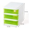 3-Tier Transparent Desktop Drawer Organizer (B) view 2