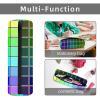 Cool Color Swatches Canvas Pencil Case, Multi#01, 20 x 6.3 cm view 3