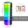 Cool Color Swatches Canvas Pencil Case, Multi#01, 20 x 6.3 cm view 4