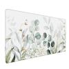CANFLASHION Gaming Mouse Pad, XXL Desk Mat, Green and Gold Tropical Leaves, 89.9 x 40.1 cm view 1