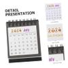 MAGICLULU Mini Desk Calendar 2024 for Office and Home view 2