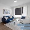 Premium No-Drill Double Roller Blind, Klemmfix, 90 x 220 cm, Graphite view 3