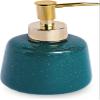 WEROFY Ceramic Pump Soap Dispenser, Blue view 1