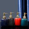 WEROFY Ceramic Pump Soap Dispenser, Blue view 4