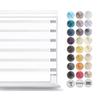 Premium No-Drill Double Roller Blind, Clamp-Fix, 85 x 150 cm - White view 1