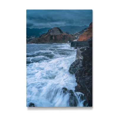 artboxONE Gallery Print 90 x 60 cm Porto do Cruz – Madeira, Acrylic Glass on Aluminum Dibond by Stefan Becker