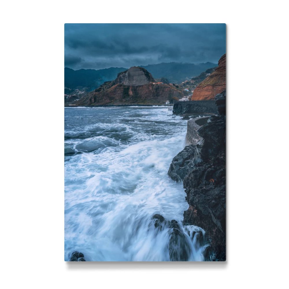 artboxONE Gallery Print 90 x 60 cm Porto do Cruz – Madeira, Acrylic Glass on Aluminum Dibond by Stefan Becker
