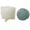 Hrippy Earth Moon Silicone Candle Mold, 1-Piece 3D Creative Space Mold for DIY Crafts view 1