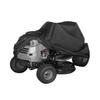 Black Polyester Lawn Mower Cover with Lock Hole and Buckle view 1