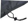 Black Polyester Lawn Mower Cover with Lock Hole and Buckle view 4