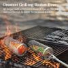 RISELY 2-Piece Rolling Grill Basket, 30 cm view 3