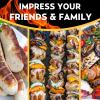 RISELY 2-Piece Rolling Grill Basket, 30 cm view 4