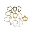 WILLWA DIY Resin Alloy Frame Base, Bronze Pendant for Necklaces and Bracelets, Jewelry Accessory (Size: 2, 43 × 26 mm) view 2