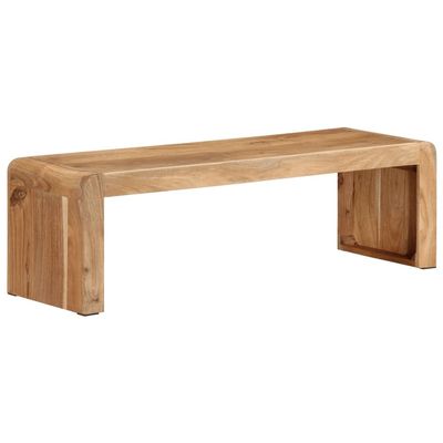vidaXL TV Stand 110x33x33 cm Solid Acacia Wood