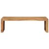 vidaXL TV Stand 110x33x33 cm Solid Acacia Wood view 4
