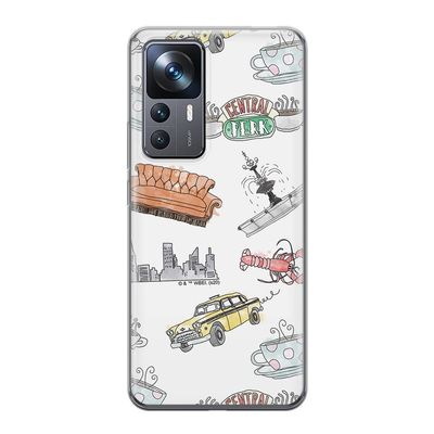 ERT GROUP Xiaomi 12T Phone Case, Officially Licensed Friends Pattern 011, TPU