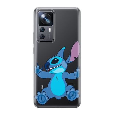 ERT GROUP Xiaomi 12T Phone Case, Officially Licensed Disney Stitch 021 Design, Form-Fitting, Partially Transparent