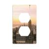 Empire State Building Unbreakable Mid-Size Outlet Cover, Impact-Resistant Switch Plate, Decorative Wall Plate view 1