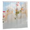 Psvod Happy Snowmen Shower Curtain 183 x 183 cm, Waterproof, Washable, with 12 Hooks view 2