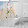 Psvod Happy Snowmen Shower Curtain 183 x 183 cm, Waterproof, Washable, with 12 Hooks view 3
