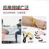 Natural Latex Rubber Tubing, 1.6, 2, 3, 4, 5, 6, 7, 9, 10, 12, 14, 17 mm, Heavy-Duty, Elastic, Soft, Black, 3 Meters, 2 mm ID x 4 mm OD view 2