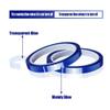 Duendhd 2 x 10 mm x 33 m Blue Heat Transfer Tape for Heat Sublimation view 2