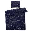 ZDABAOEC Galaxy Kids' Duvet Cover Set 135 x 200 cm, Constellation Design, 2-Piece Set view 1