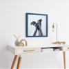 VO design Finn Wooden Frame for 70 x 70 cm Picture, Dark Blue, with Acrylic Glazing view 2