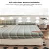 Premium 100% Washed Cotton Fitted Sheet, 45 cm Deep, Gray D, King view 4