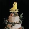Funlucy Personalized Bride and Groom Wedding Cake Topper view 3
