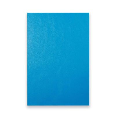 Synthetic Leather DIY Fabric, Lychee-Texture Faux Leather Sheet, Island Blue 328