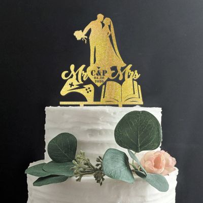 Funlucy Bride and Groom Wedding Cake Topper