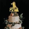 Funlucy Bride and Groom Wedding Cake Topper view 3