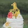 Funlucy Bride and Groom Wedding Cake Topper view 4