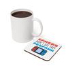 Cork Coaster Gamers Don't Die They Respawn Retro Gaming Arcade, 1 Pc. (95 x 95 mm) view 4