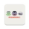 Cork Coaster Squad Goals Little Monsters Halloween Vampire Zombie Mummy, 1 pc. (95 x 95 mm) view 1