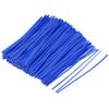 LJFMDLN 500 Metallic Twist Ties, 100 mm x 2 mm, Blue Plastic view 1