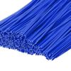 LJFMDLN 500 Metallic Twist Ties, 100 mm x 2 mm, Blue Plastic view 2