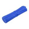 LJFMDLN 500 Metallic Twist Ties, 100 mm x 2 mm, Blue Plastic view 3