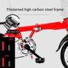 ZLYJ 14/16-Inch Folding Bike, Single-Speed Adult Bicycle with Front and Rear Disc Brakes view 2