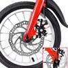 ZLYJ 14/16-Inch Folding Bike, Single-Speed Adult Bicycle with Front and Rear Disc Brakes view 3