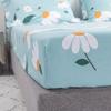 BLUNOA 100% Cotton Printed Fitted Sheet, Up to 28 cm Deep, Pink B, 120 x 200 cm view 2