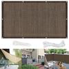 AMZYU Balcony Privacy Screen 55 x 800 cm, Brown view 1