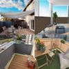 AMZYU Balcony Privacy Screen 55 x 800 cm, Brown view 3