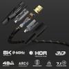KabelDirekt 4K HDMI Cable, 12.5 m, Nylon, for PS5, Blu-ray, Xbox view 2