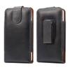 DFV mobile Genuine Leather Belt Holster with 360° Swivel Clip for Samsung Galaxy A32 5G (2021) - Black view 4