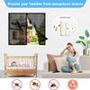 Magnetic Insect Screen for Windows, 165 x 95 cm, Brown view 2