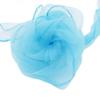 MOCOBA 18 cm x 275 cm Organza Chair Sash Bow Cover, Chair Sash Tulle for Weddings and Party Decoration, Turquoise view 1