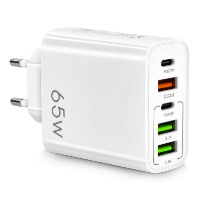AXFEE 65W Multi-USB-C Charger, 5-Port USB-C/USB-A