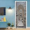 3D Archway View Door Sticker, PVC Vinyl, Waterproof and Removable, W77 x H200 cm view 3